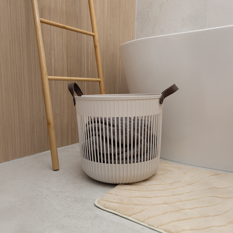 Kosz LARO 41x38cm krem